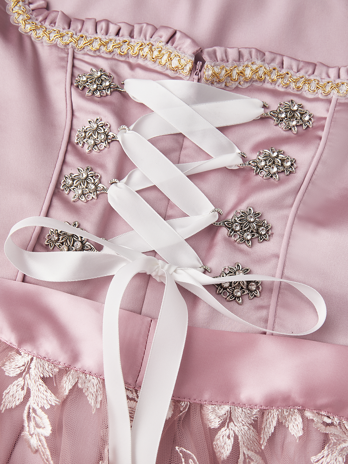 Oktoberfest Regular Fit Sweetheart Neckline Dress