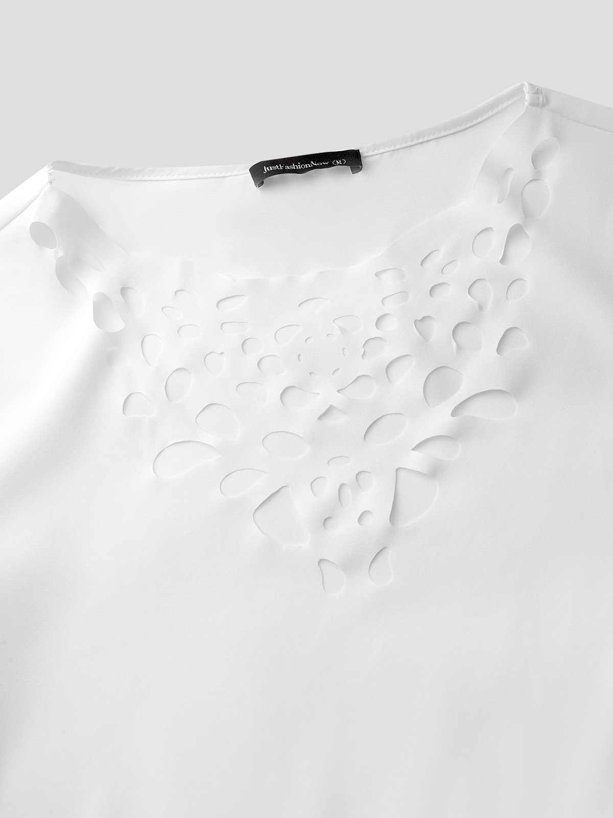 Women's Casual Burnt Design Short Sleeve T-Shirt
