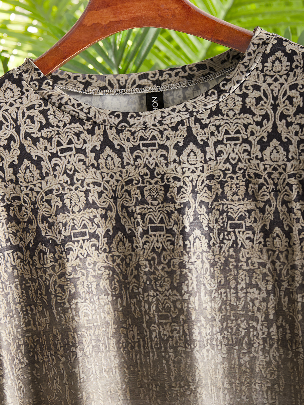 Ethnic Printed Long Sleeve Casual T-Shirt