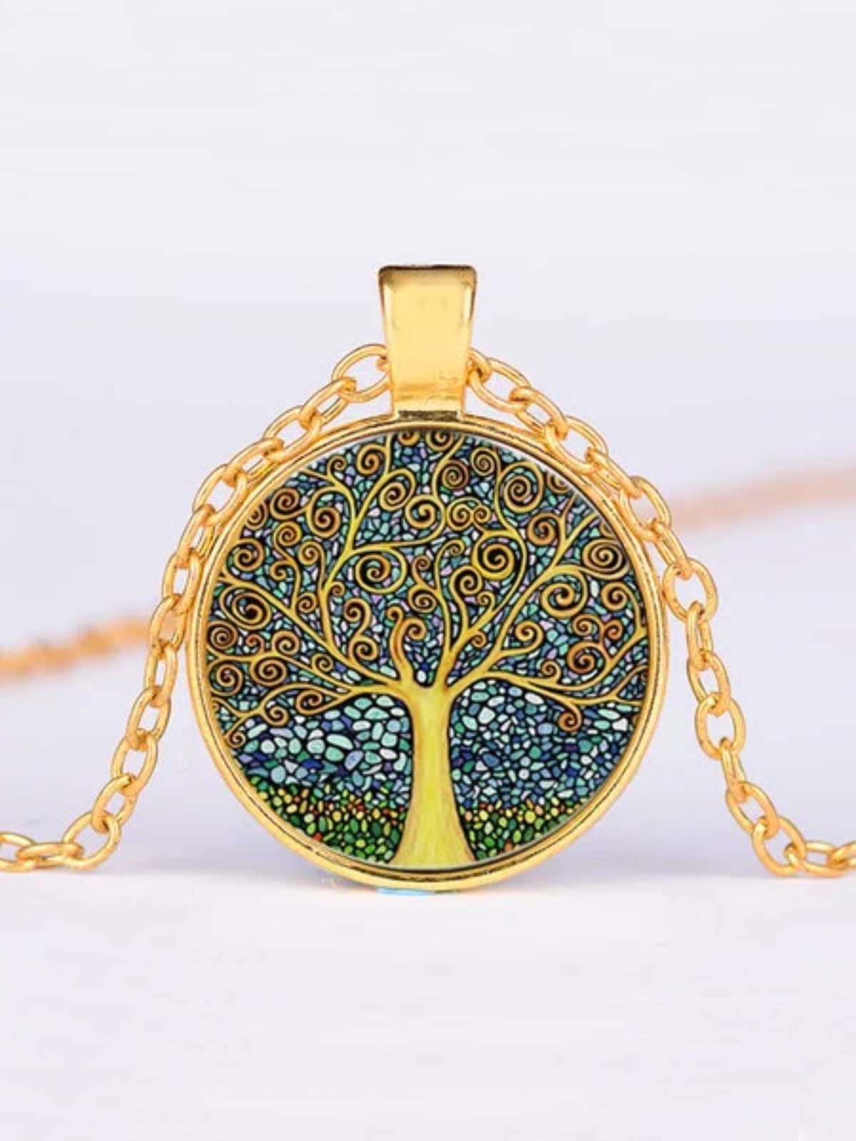 fashion tree necklace