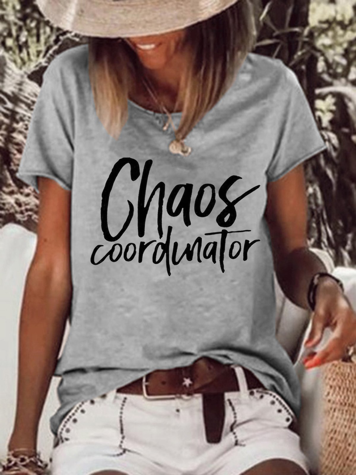 Funny Chaos Coordinator Letter Loosen Short Sleeve T-Shirt