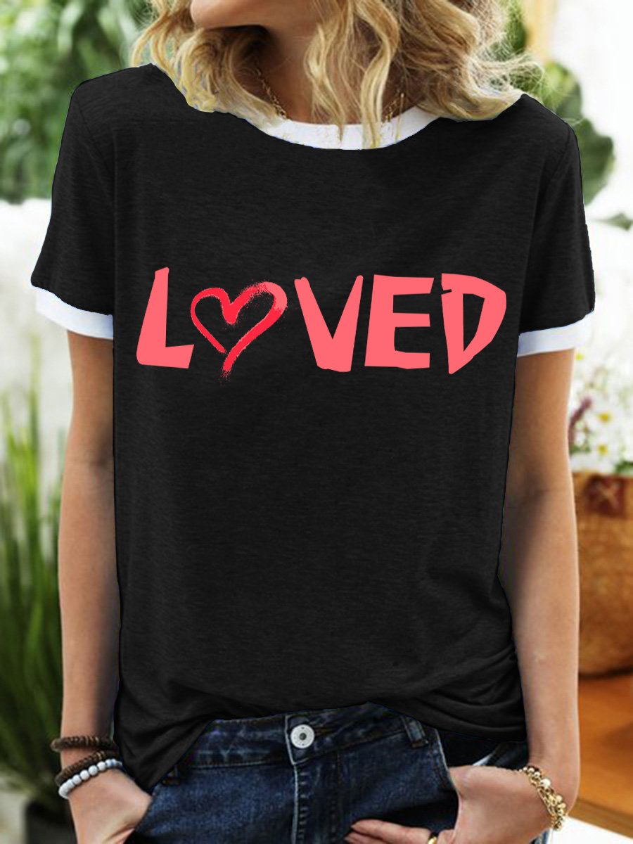 Valentine's Day Loved Women's T-Shirt