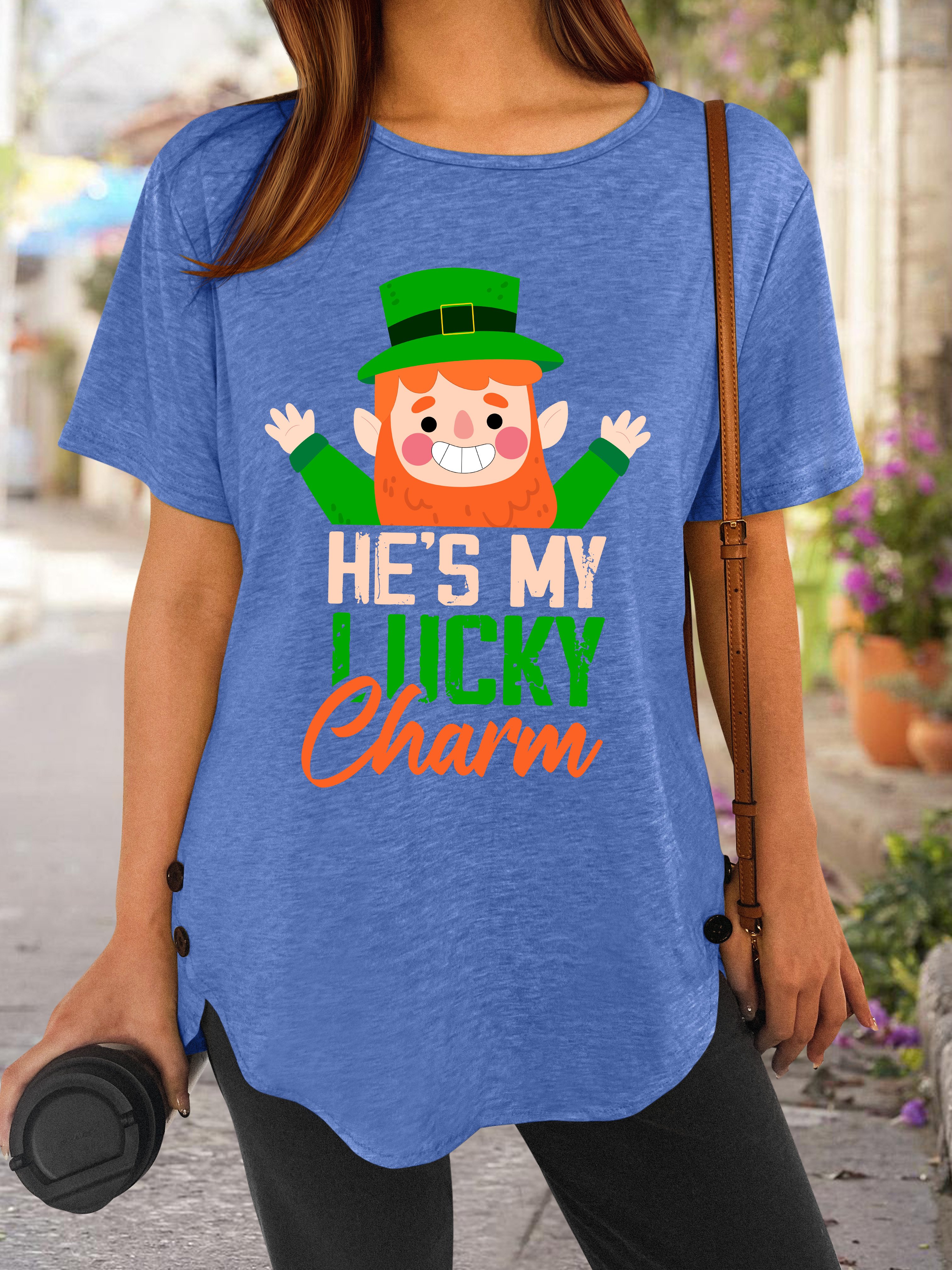 St. Patrick's Day He's My Lucky Charm Women's T-Shirt