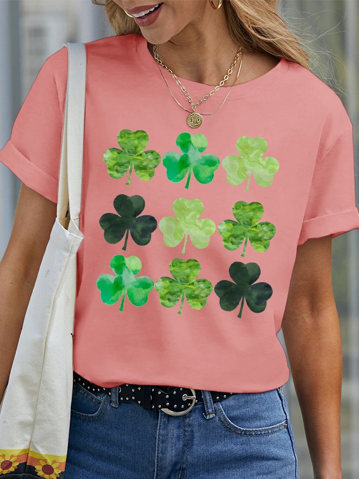 Women's St. Patrick's Day Cotton Casual T-Shirt