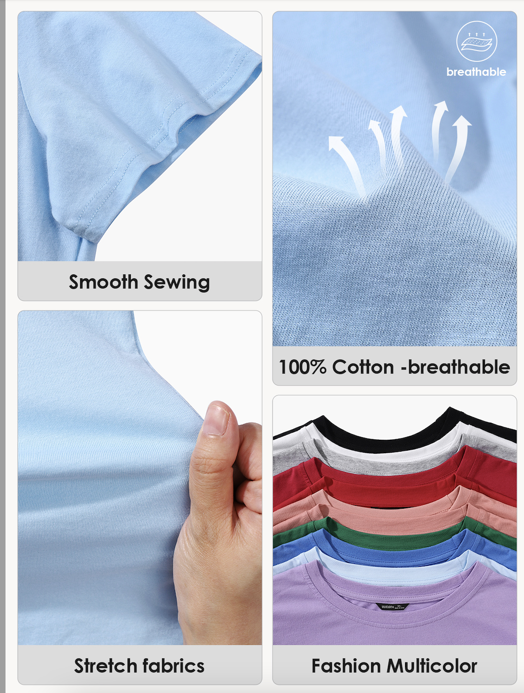 Women Text Letters Crew Neck Cotton Short Sleeve Simple Daily Summer T-shirt