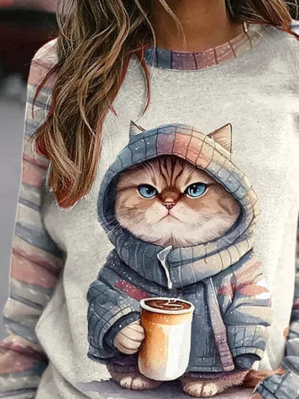 Cat Casual Sweatshirt