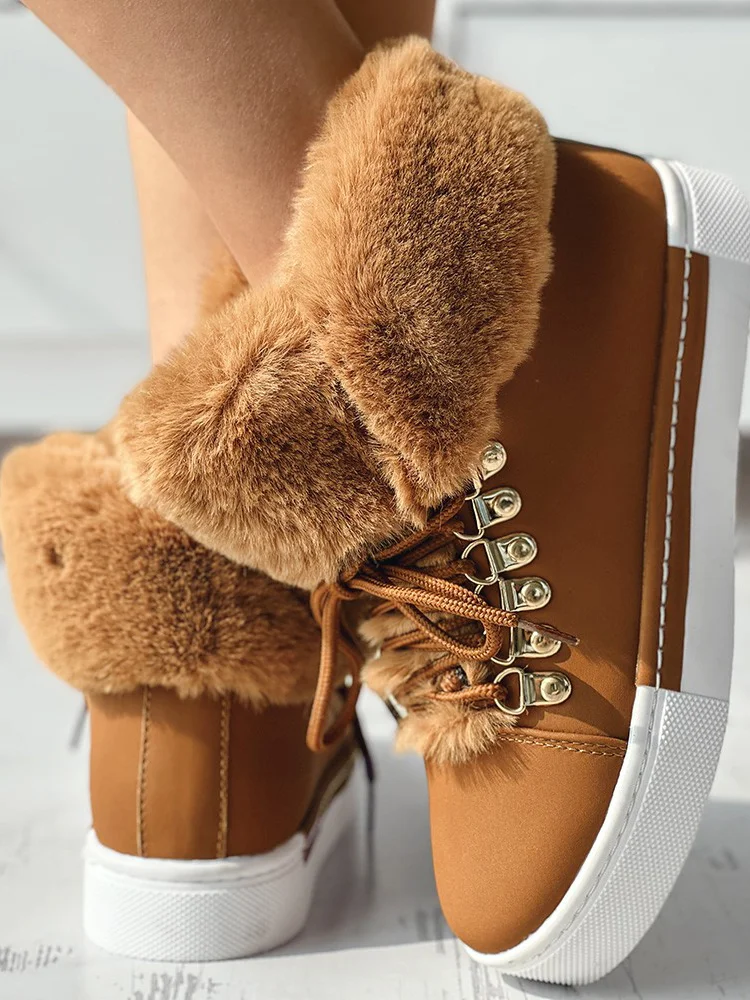 Casual Winter Cotton-Padded Boots