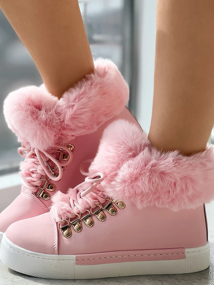 Casual Winter Cotton-Padded Boots