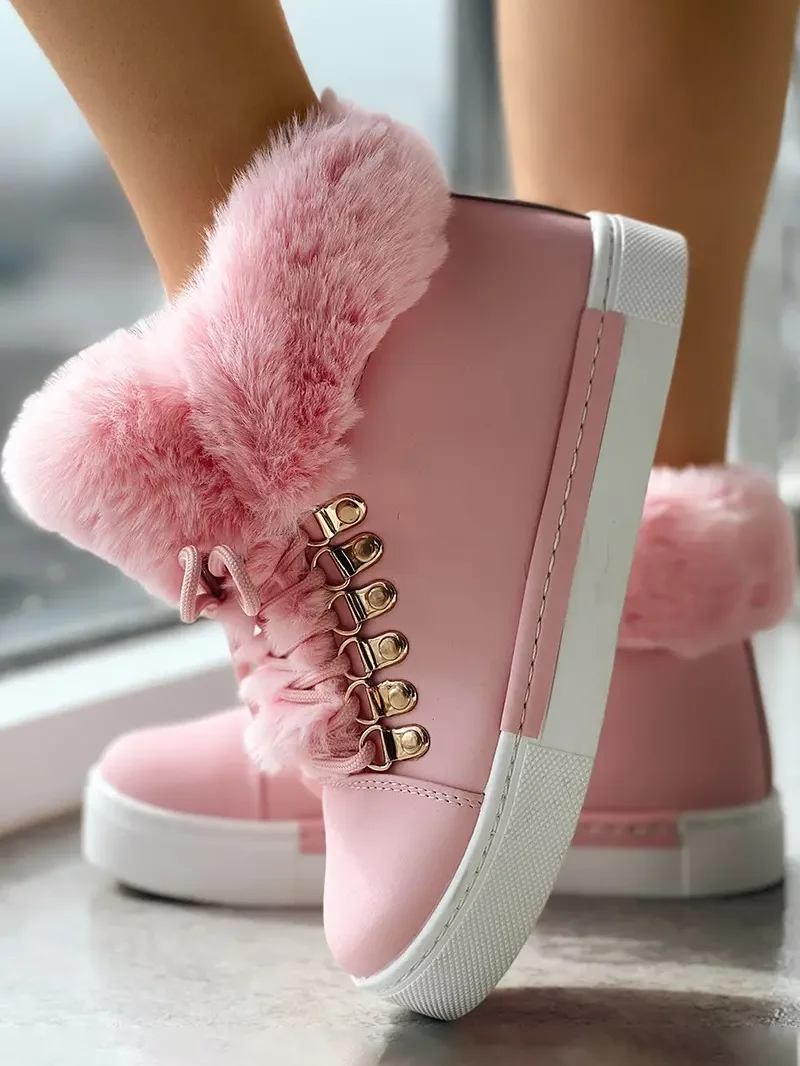 Casual Winter Cotton-Padded Boots