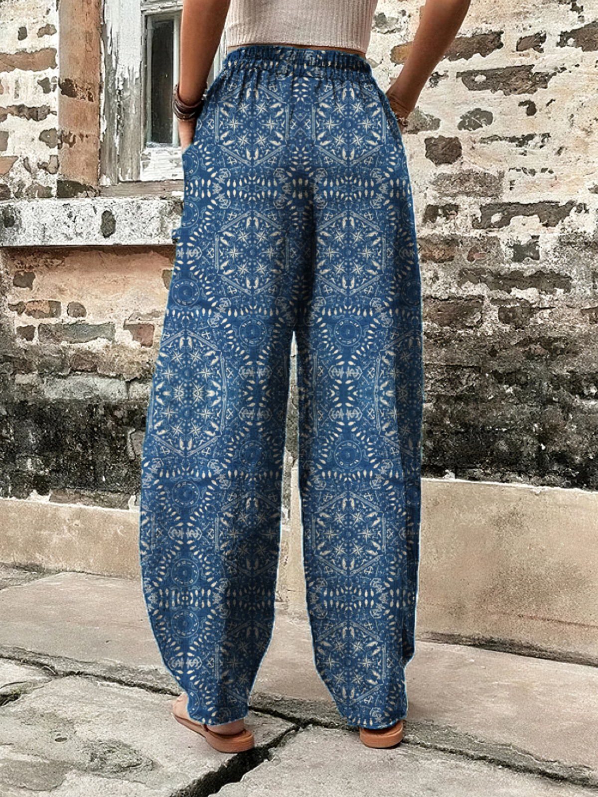 Ethnic Casual Cotton Pants