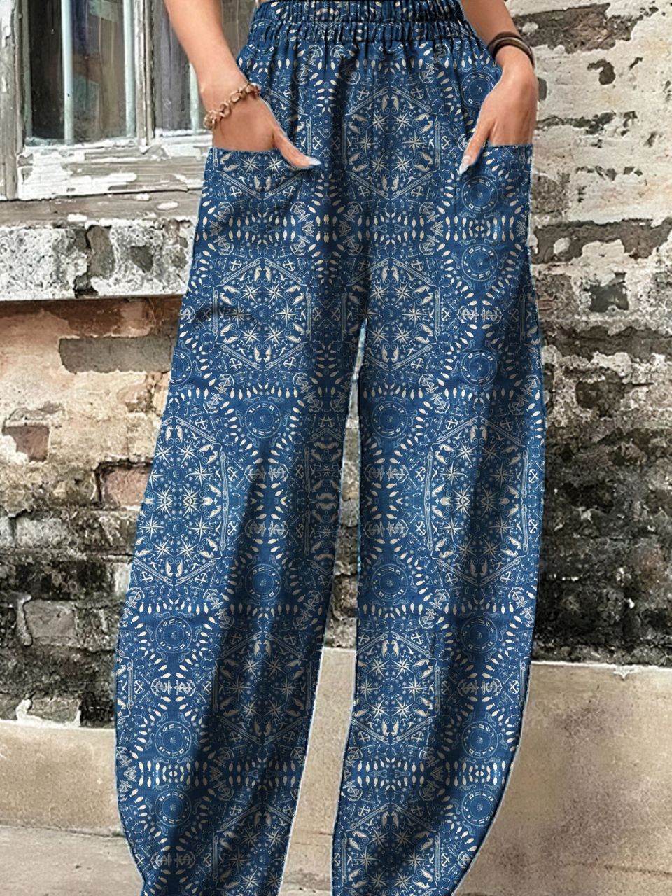 Ethnic Casual Cotton Pants