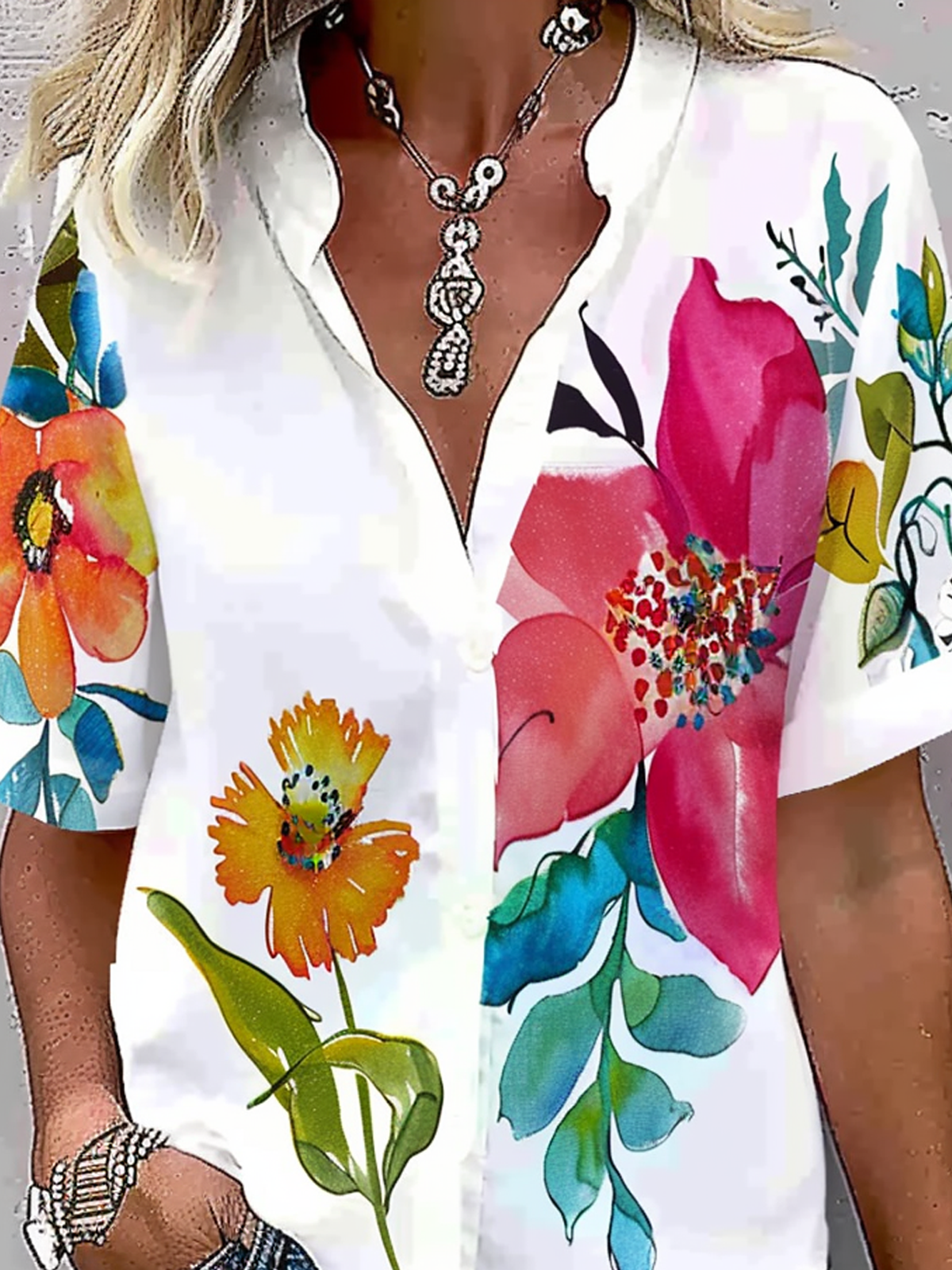 Floral Casual Blouse