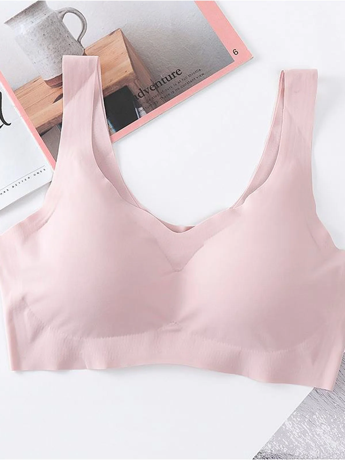 Casual Plain Bra & Bralette