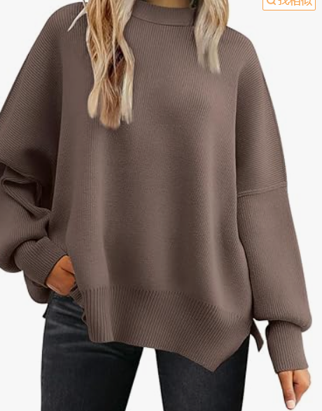 Long Sleeve Loose Casual Crew Neck Sweater