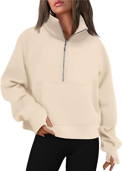 Sports Plain Loose Shawl Collar Sweatshirt