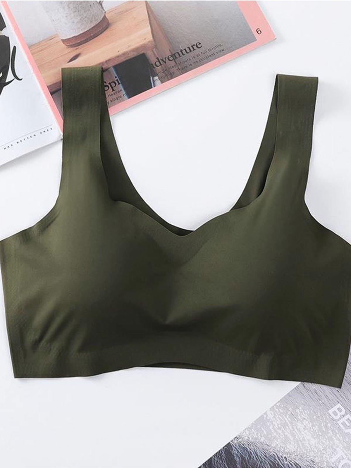 Casual Plain Bra & Bralette