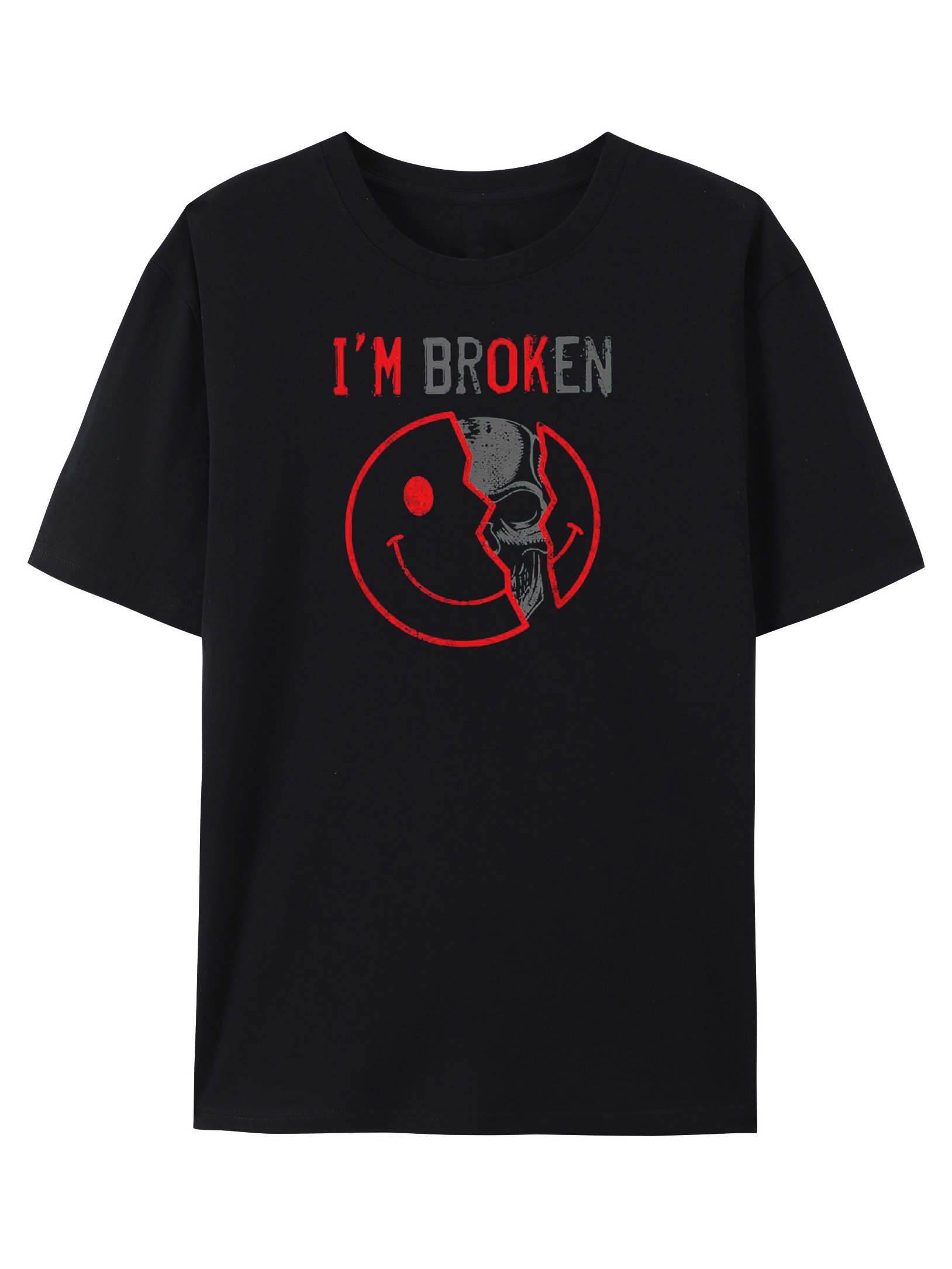 Vintage I'm Broken Skull T-shirt