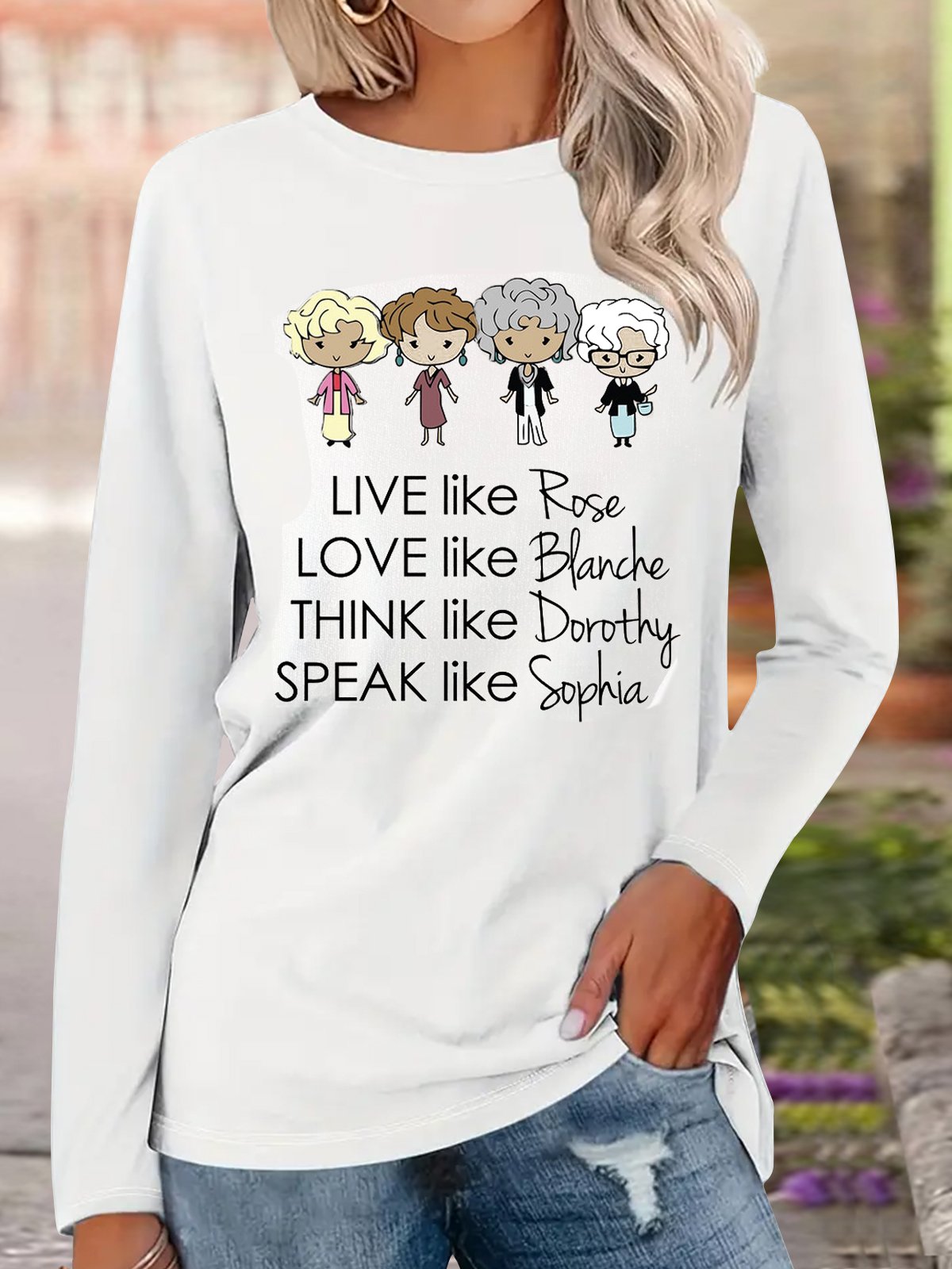 live like rose love like bpanche RBG T-Shirt