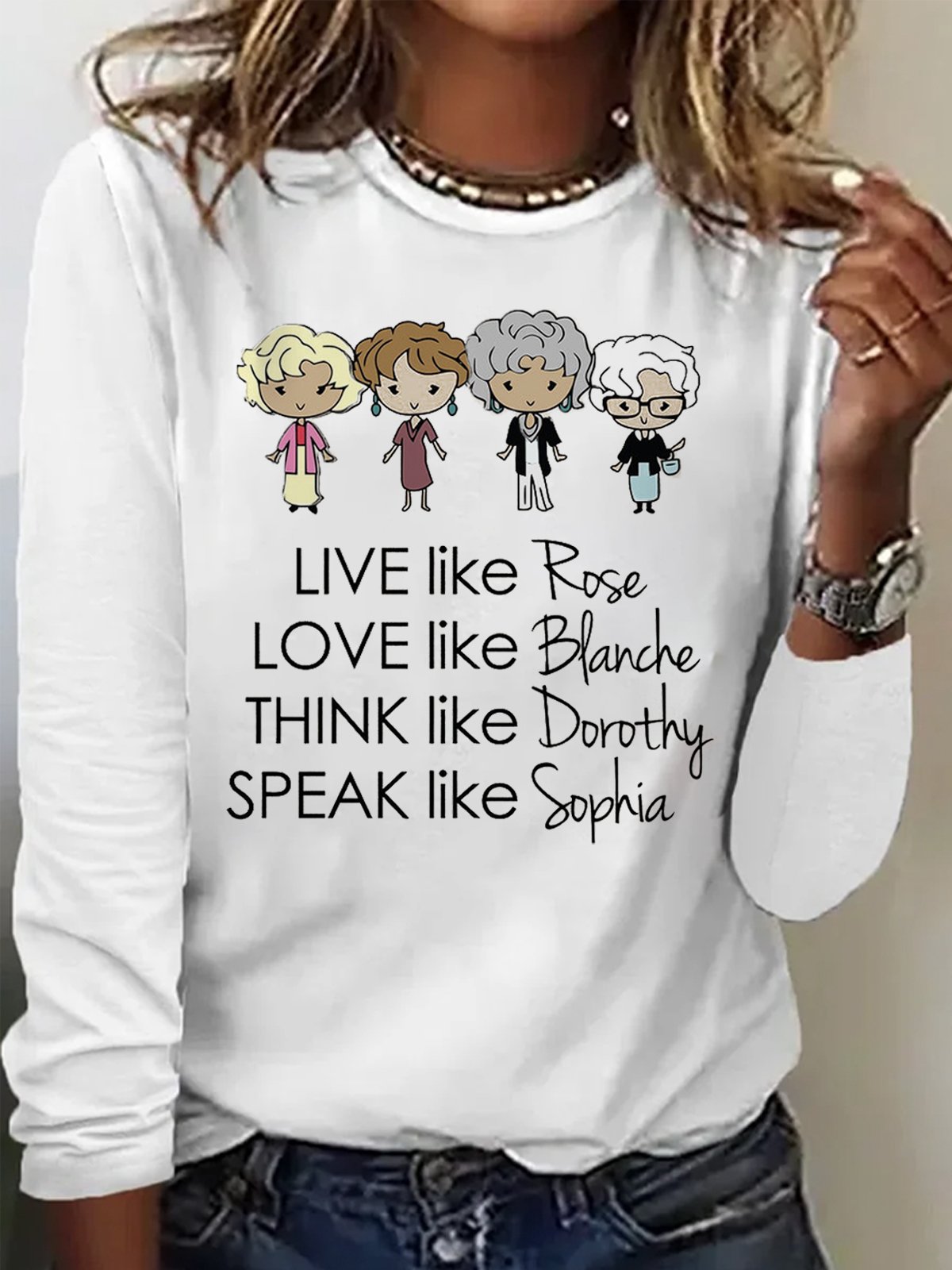 live like rose love like bpanche RBG T-Shirt