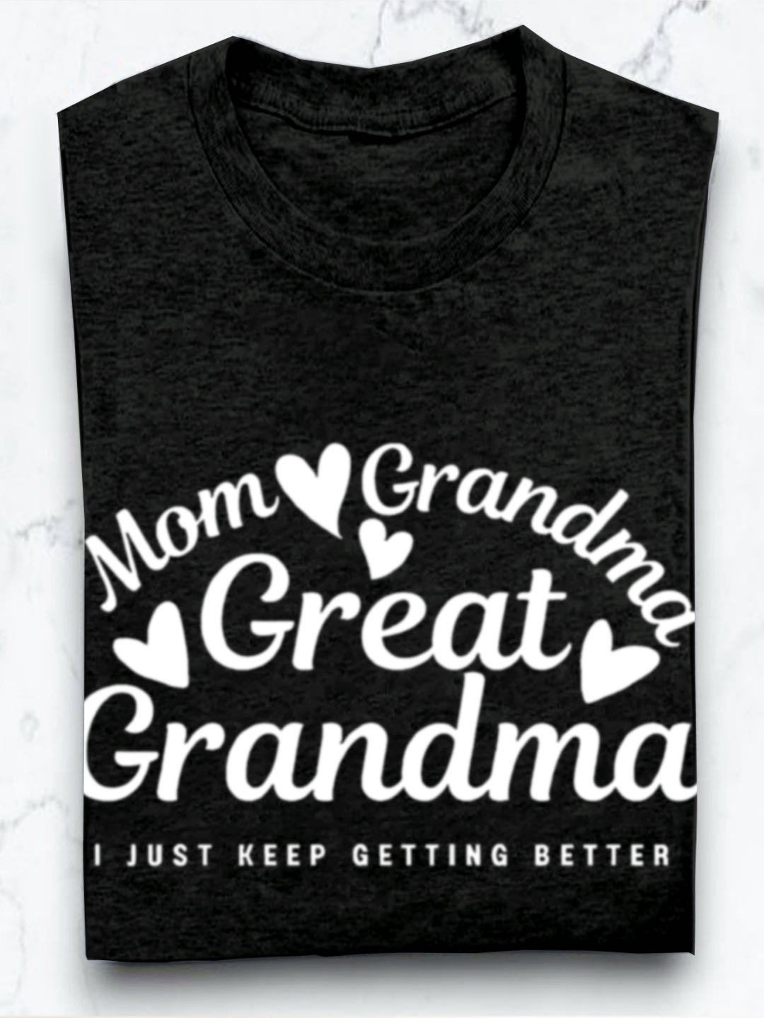 Women Letter Pattern Crew Neck Cotton Long Sleeve Casual Daily Spring/Fall T-shirt