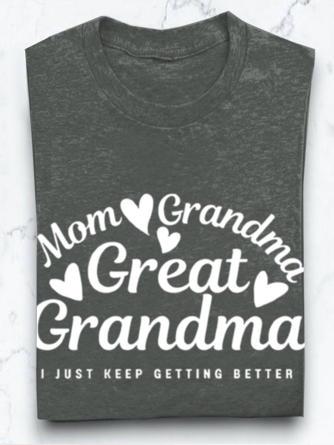 Women Letter Pattern Crew Neck Cotton Long Sleeve Casual Daily Spring/Fall T-shirt