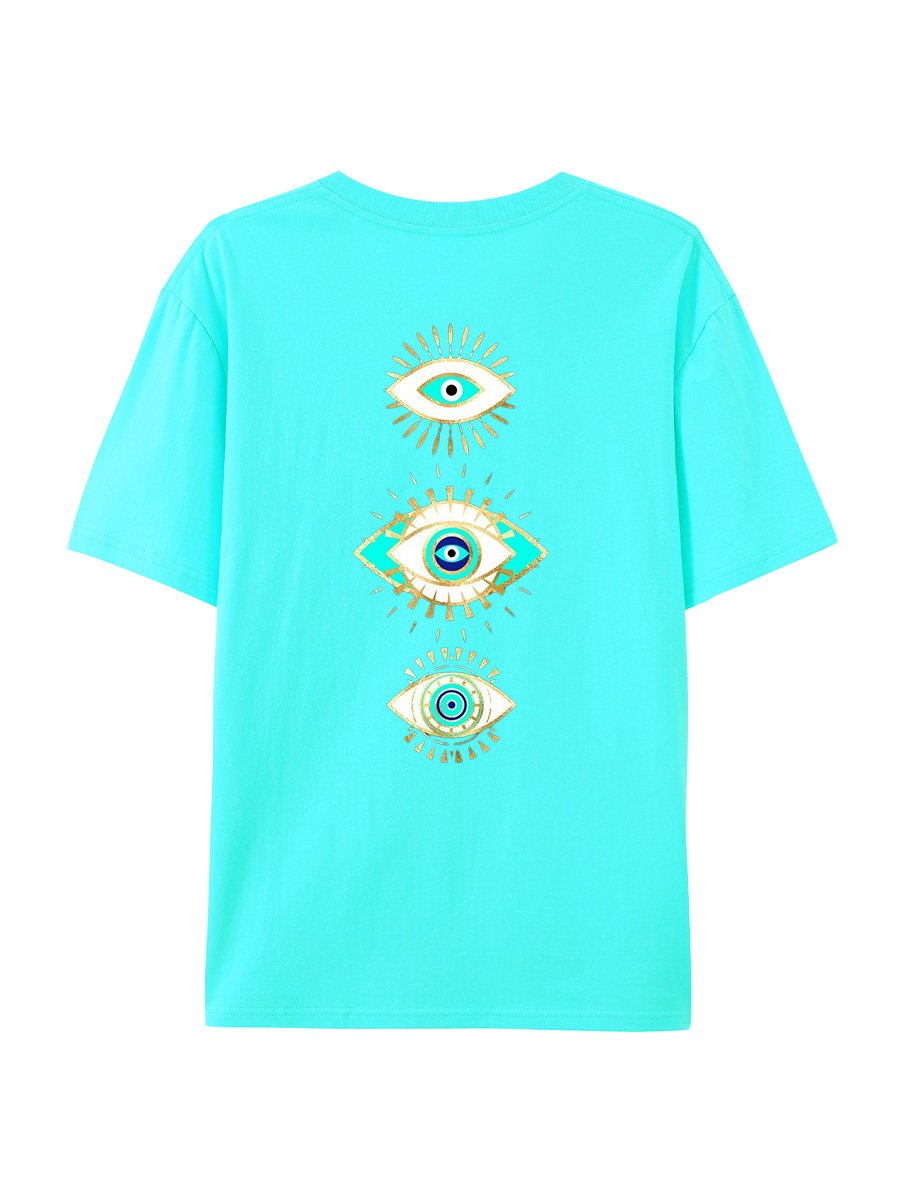 Mysterious Eye Egypt Cotton Short Sleeve T Shirt