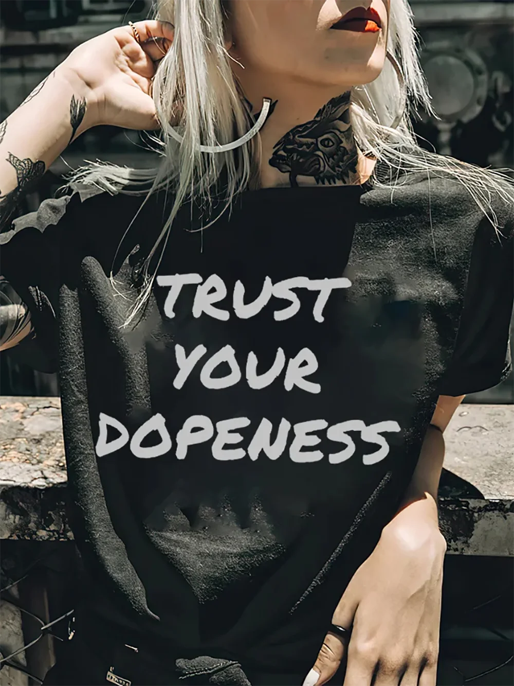 Trust Your Dopeness Printed T-Shirt