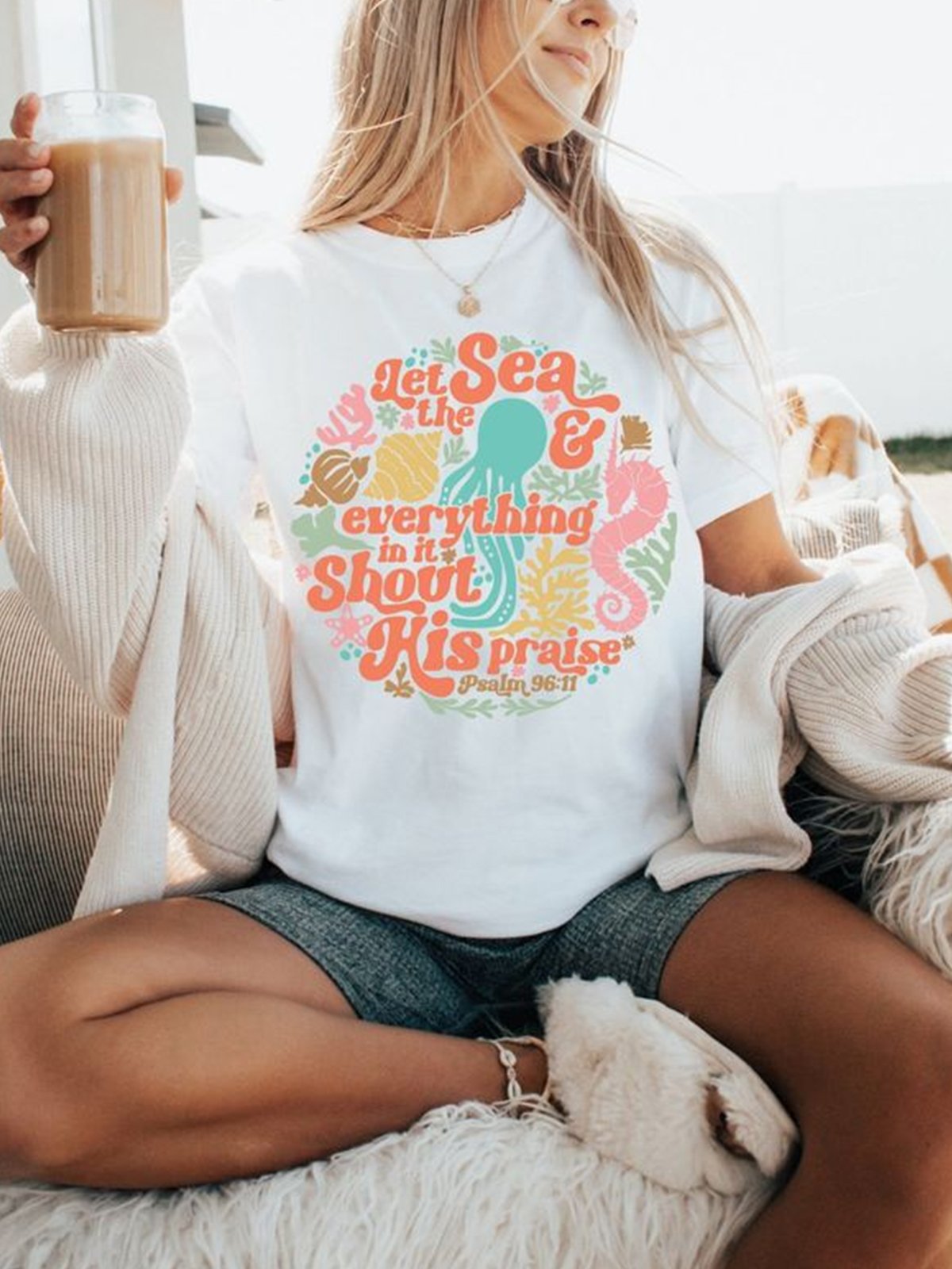 Women's Text Letters Print Short Sleeve T-Shirt For Summer