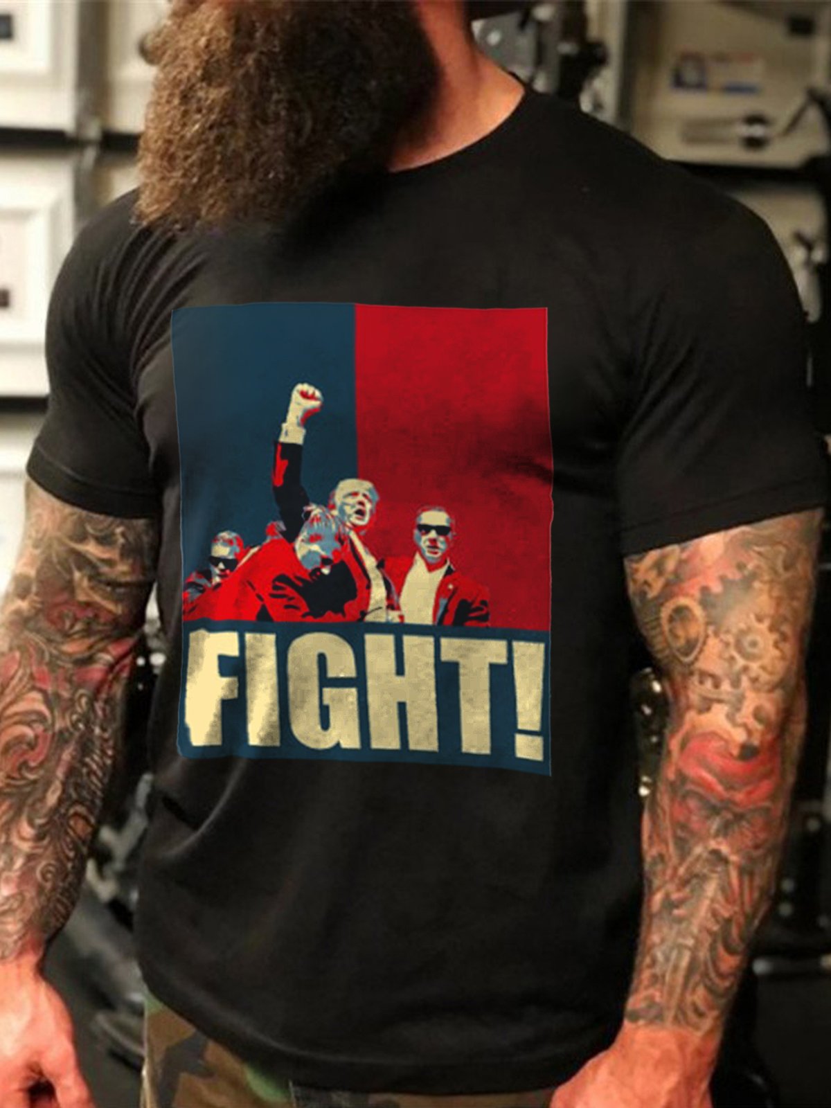 Fight Fight Fight 2024 Printed T-Shirt