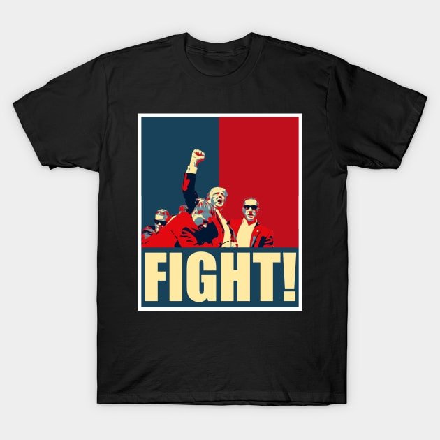 Fight Fight Fight 2024 Printed T-Shirt