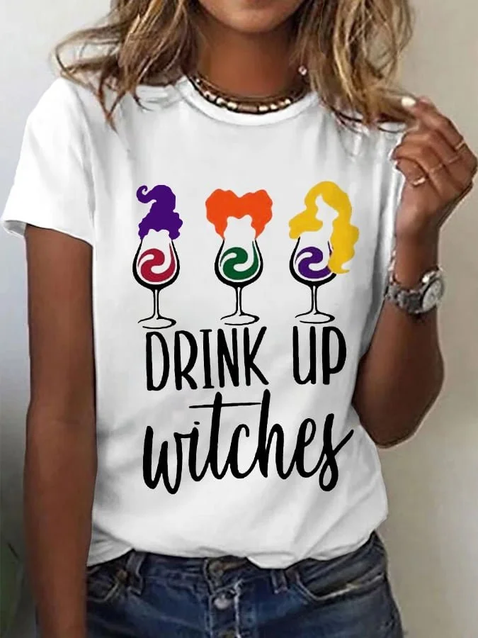 Drink Up Witches Hocus Pocus witch Halloween T-Shirt