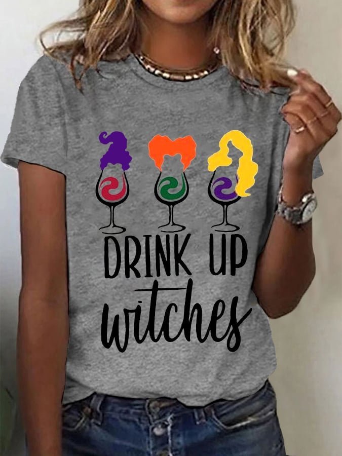 Drink Up Witches Hocus Pocus witch Halloween T-Shirt