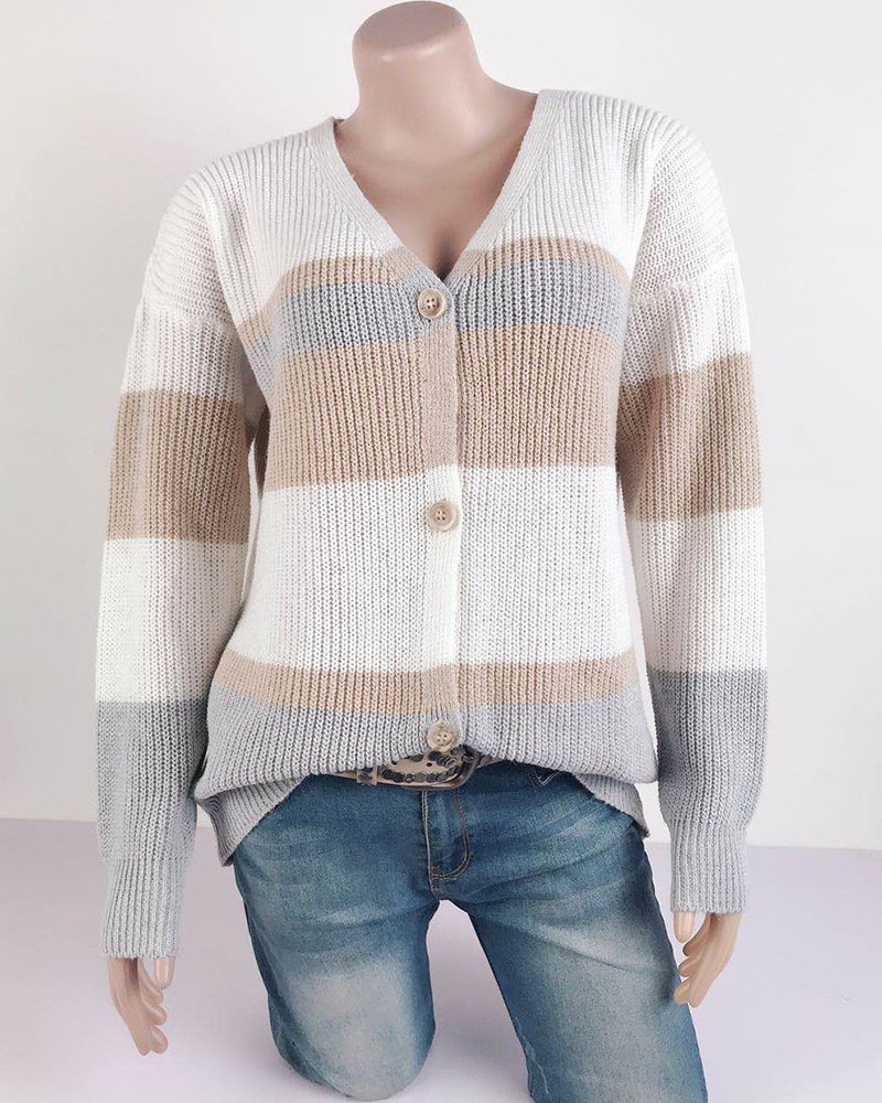 Casual Plain Cardigan