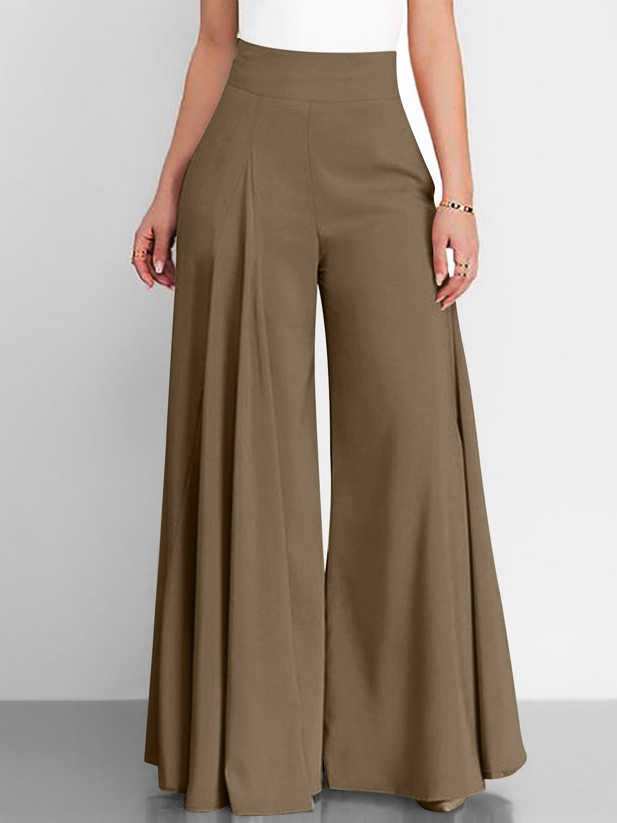 Casual Loose Plain Pants