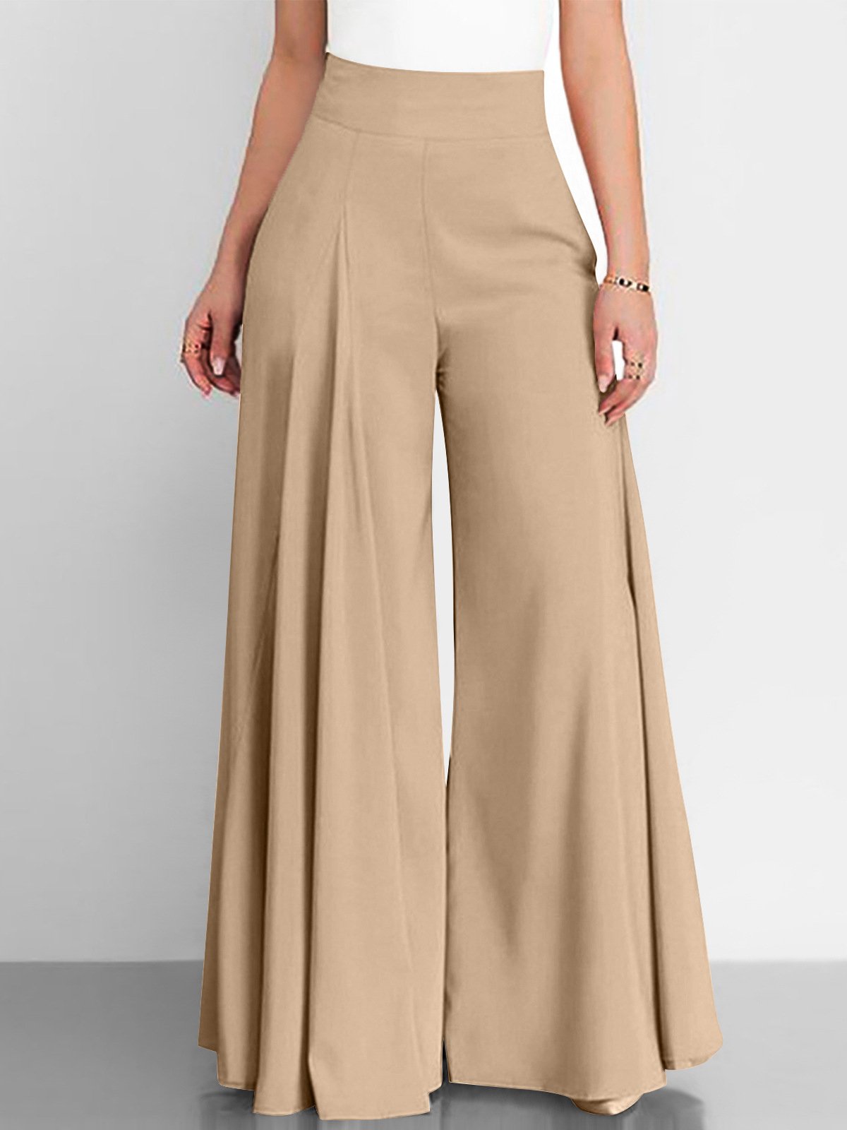 Casual Loose Plain Pants