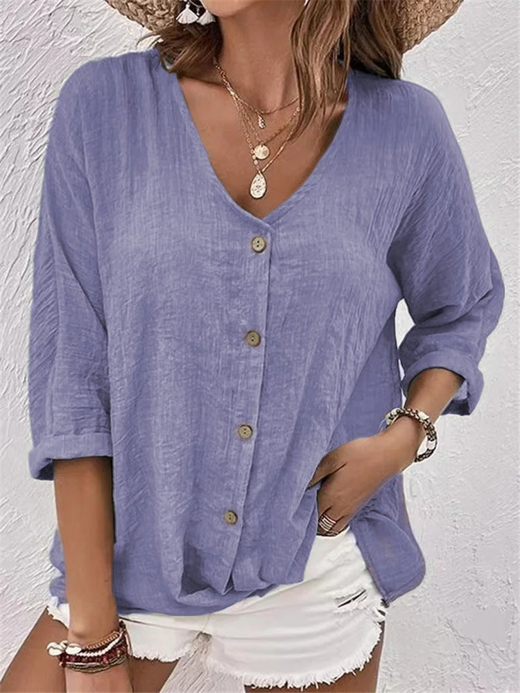 Casual V Neck Shirt