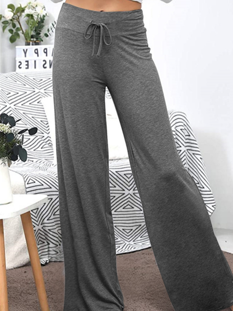 Plain Jersey Casual Pants