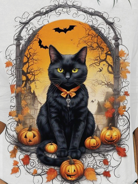 Cute Halloween Design Long-Sleeved T-Shirt