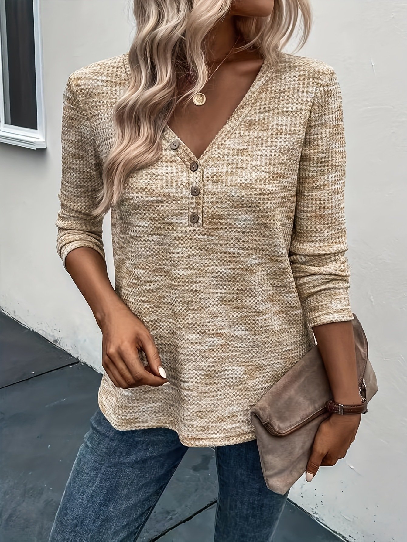 Casual Plain Loose Blouse