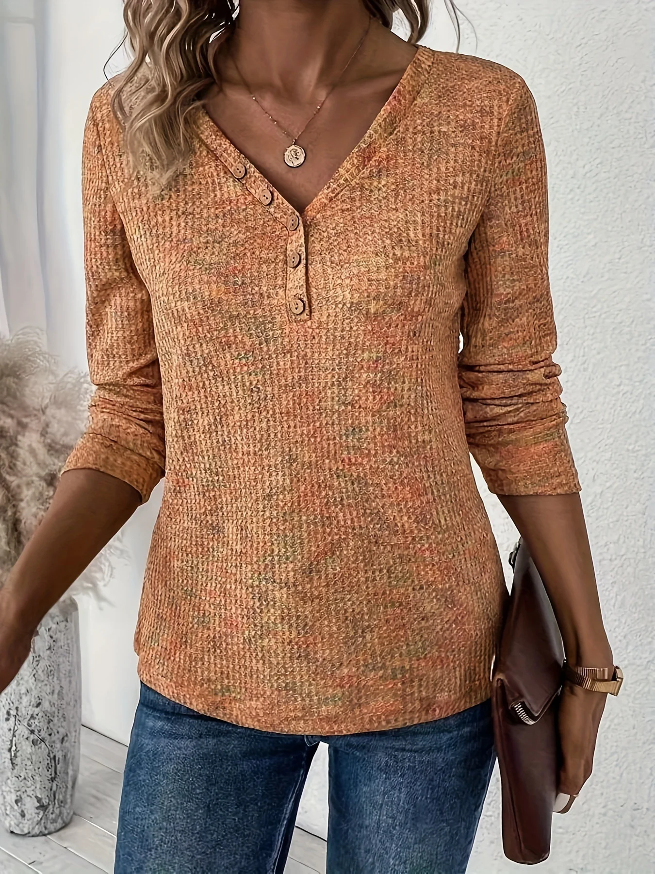 Casual Plain Loose Blouse