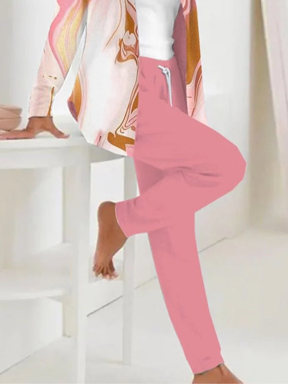 Loose Casual Hoodie Two-Piece Set