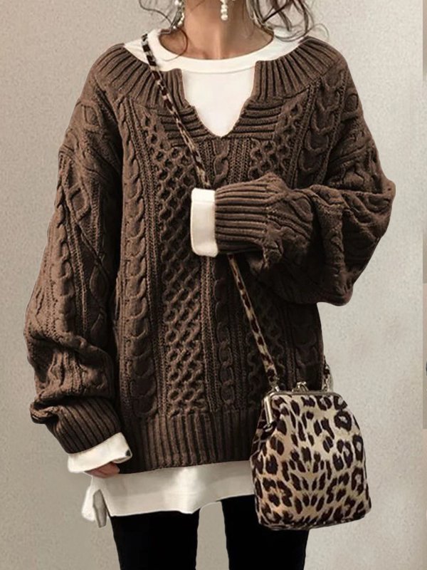 Wool/Knitting Casual Sweater