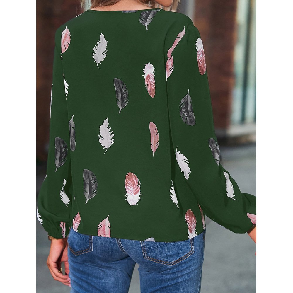 Leaf Casual Blouse