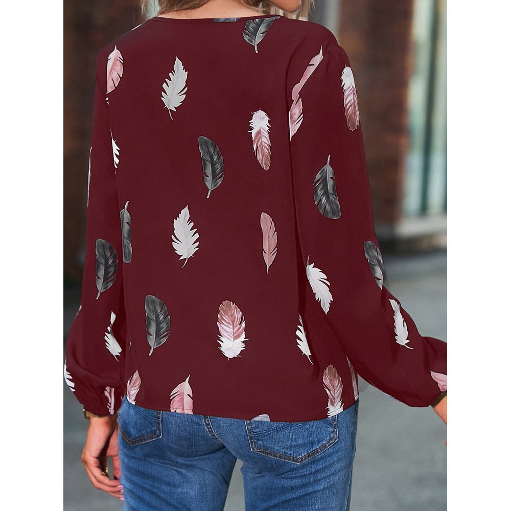 Leaf Casual Blouse