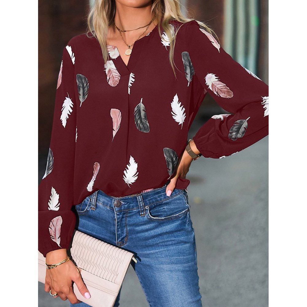 Leaf Casual Blouse