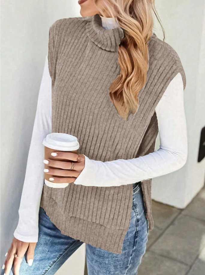 Casual Yarn/Wool Yarn Loose Sweater