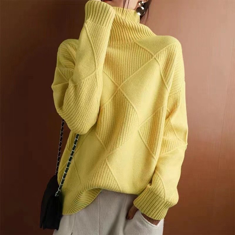 Turtleneck Casual Loose Sweater