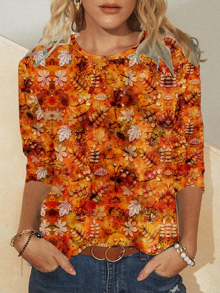 Casual Jersey Loose T-Shirt