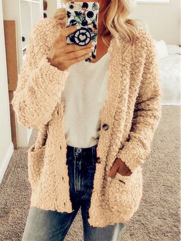 Casual Teddy Velvet Loose Jacket