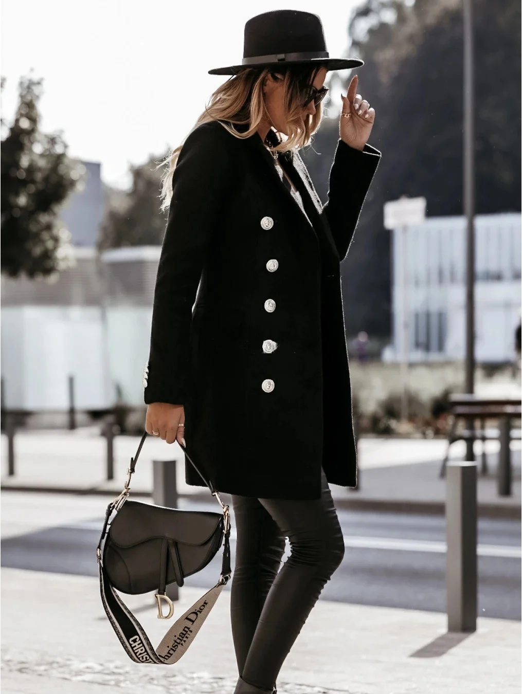 Loose Casual Plain Blazer